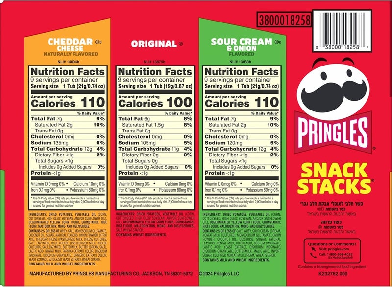Pringles Snack Stacks Variety Pack - 27 Cups - Image 3