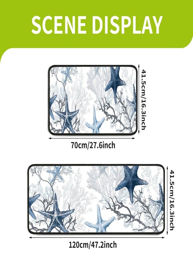 seewan Kitchen Floor Mats Set of 2, Cushioned Anti-Fatigue Kitchen Rugs, 17" x 28" + 17" x 47", Comfort Standing Mat for Kitchen Sink, Laundry Room and Home Use - Image 3