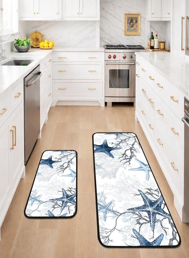 seewan Kitchen Floor Mats Set of 2, Cushioned Anti-Fatigue Kitchen Rugs, 17" x 28" + 17" x 47", Comfort Standing Mat for Kitchen Sink, Laundry Room and Home Use - Image 2