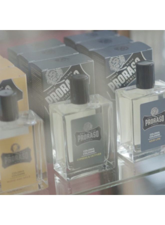 proraso Eau De Cologne, Cypress and Vetyver, 3.4 Fl Oz - Image 2