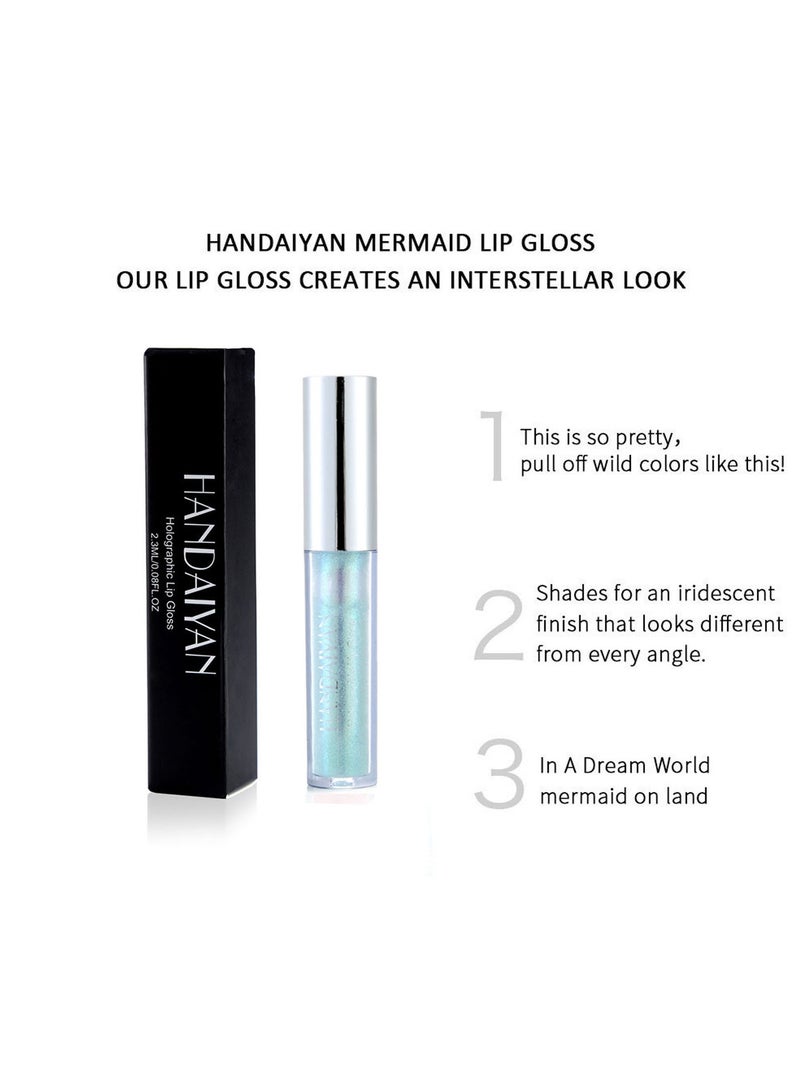 هاندايان ملمع الشفاه، حمض الهيالورونيك، لمعان عالٍ، لمعان فائق، لون غير لزج، زيت وصمة عار، أحمر الشفاه السائل، بريق رافع، يدوم طويلاً، مقاوم للماء، مرطب للنساء والفتيات - Image 5