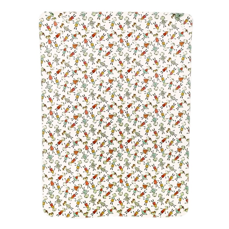 AHC Zikku Printed Dry Sheets for Baby Medium Size Soft |Comfortable |Extra Absorbency|Fast Dry (100x70 cm, White, Kids Print) - Image 2