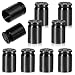 JIYIN 10 PCS Bullet Shaped Valve Stem Caps Aluminum Black Alloy Universal Tire Valve Cap Dustproof Tire Valve Stem Covers for Cars SUV Trucks Bikes Motorcycles Bicycles - Image 2