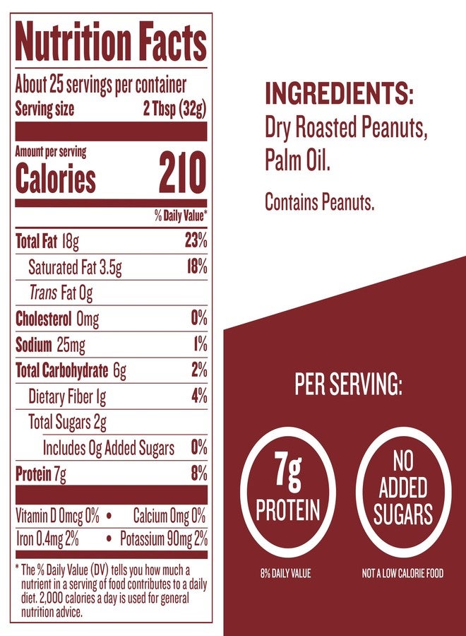 Justin's Classic Peanut Butter Creamy Spread, No Stir, Gluten-Free, 28 Ounce Jar, 1 Pack - Image 4