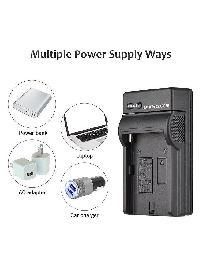 ANDOER - NP-F960/ NP-F970 Camera Battery and Charger Kit 1PC 7.2V 7800mAh Large Rechargeable Battery with USB Cable Replacement for SONY NP-F550 F570 F750 F770 F960 F970 - Image 1