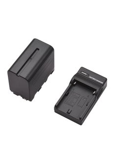 NP-F960/ NP-F970 Camera Battery and Charger Kit 1PC 7.2V 7800mAh Large Rechargeable Battery with USB Cable Replacement for SONY NP-F550 F570 F750 F770 F960 F970
