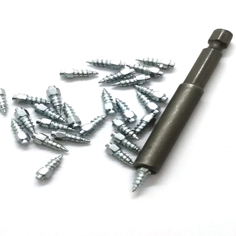 500Pcs Car Tires Studs Screw Snow Tire Studs Spikes Wheel Tyres Snow Chains Studs for Car Motorcycle Tires Winter Universal - Image 4