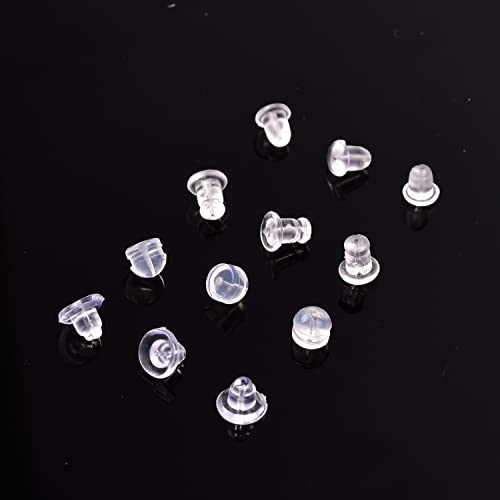 ARRITZ 6 Sizes Earring Backs Rubber, ARRITZ 300PCS Soft Silicone Earring Backs Replacements for Studs, Hook Earring, Hoops - Image 3