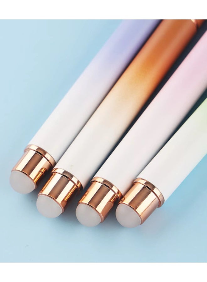 Fountain Pen, Multi-Coloured Calligraphy Pens with 4 Pens + 40 Blue Ink Cartridges | & Fine Nib for Smooth Writing, Professional Executive Pen for Students, Men & Women. - Image 4