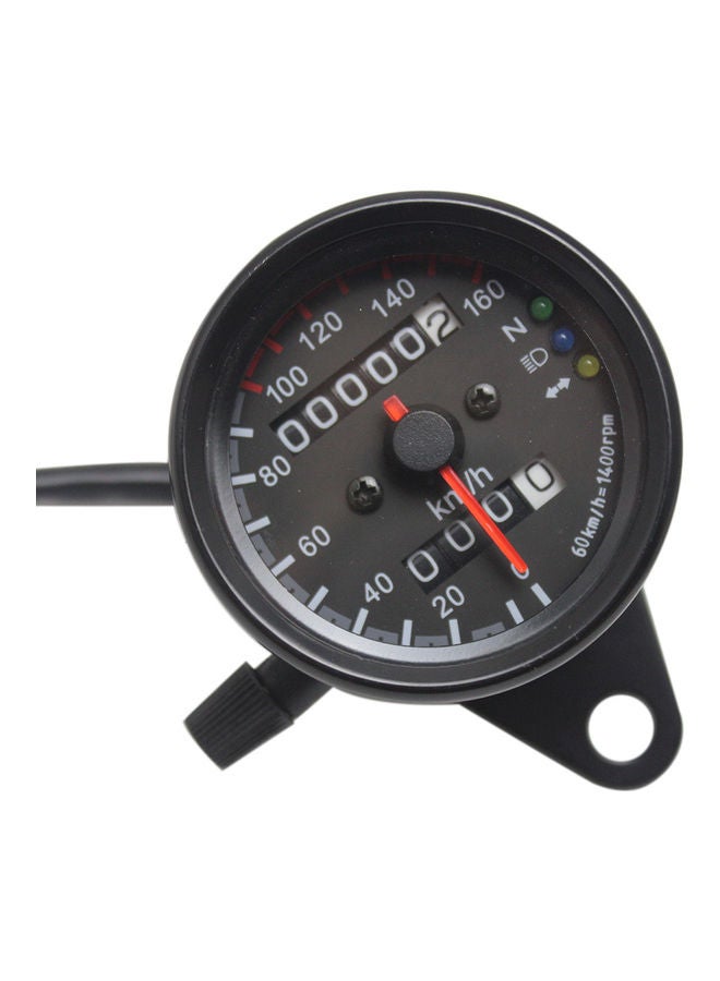 Loquat Universal Motorcycle Dual Speed Meter 12V - Image 3