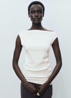MANGO Asymmetrical Modal Top  - Image 1