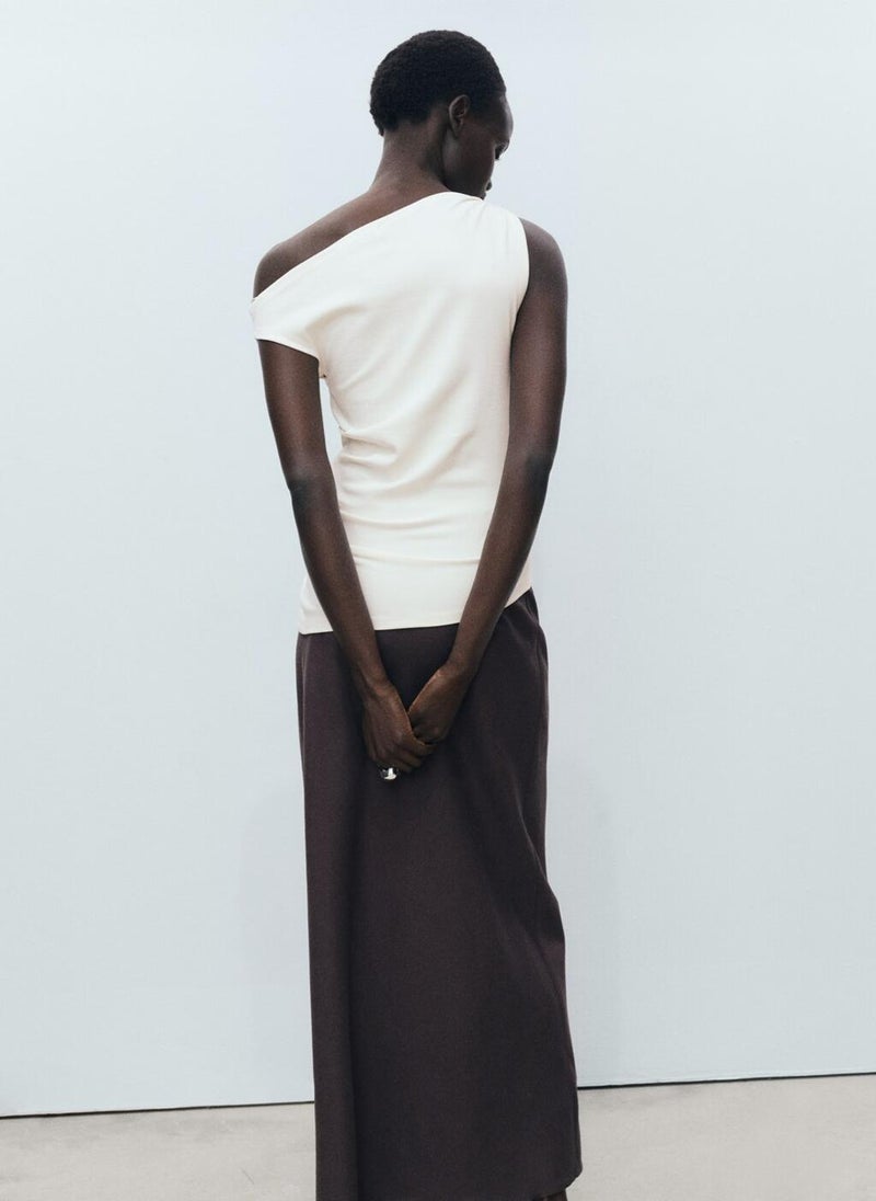 MANGO - Asymmetrical Modal Top - Image 1