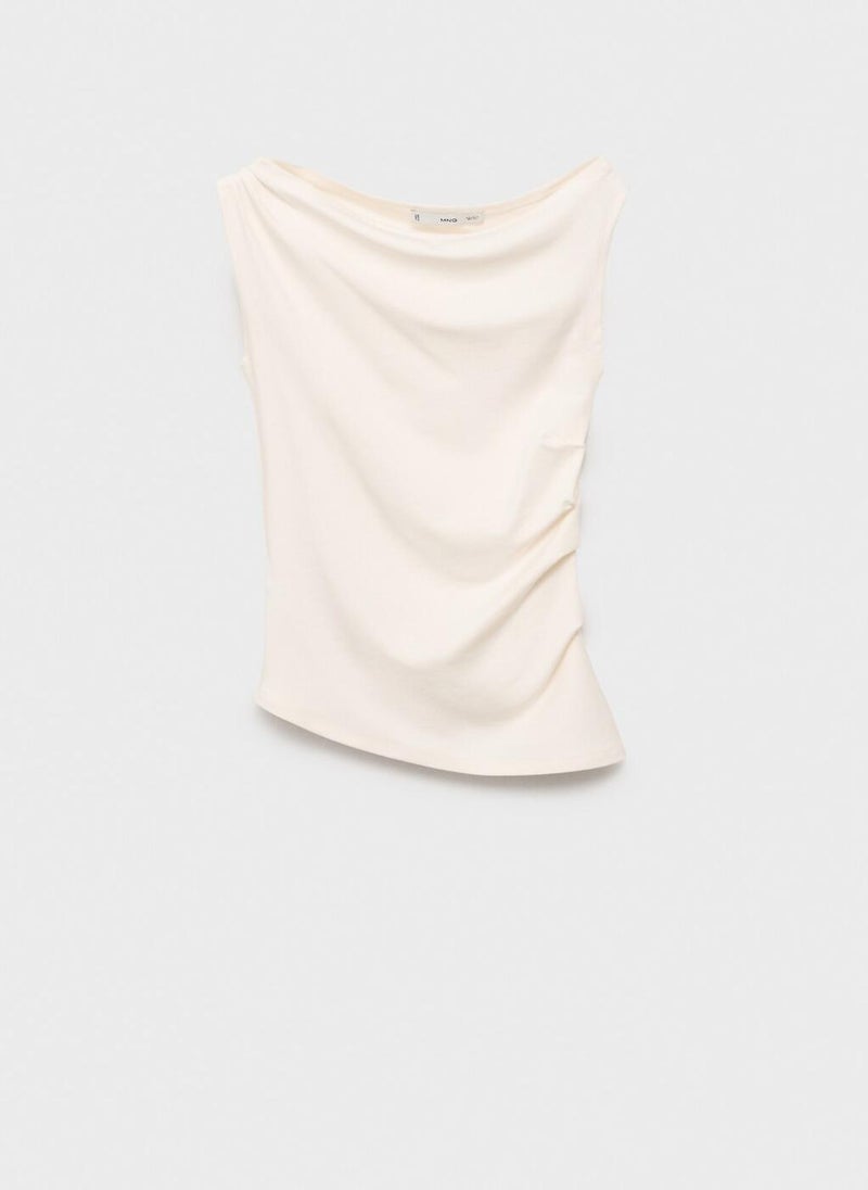 MANGO - Asymmetrical Modal Top - Image 1