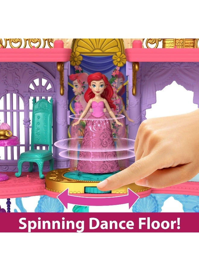Disney Princess منزل دمى قلعة الأرض والبحر لأرييل من ديزني برينسيس مع دمية - Image 3