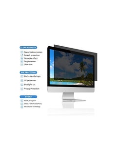erorex 27 Inch Privacy Screen Filter for Desktop Computer Widescreen Monitor - Anti-Glare, Blocks 96% UV,Anti-Scratch with 16:9 Aspect Ratio  - Image 3