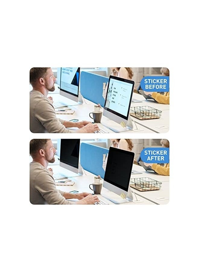 erorex 27 Inch Privacy Screen Filter for Desktop Computer Widescreen Monitor - Anti-Glare, Blocks 96% UV,Anti-Scratch with 16:9 Aspect Ratio  - Image 5