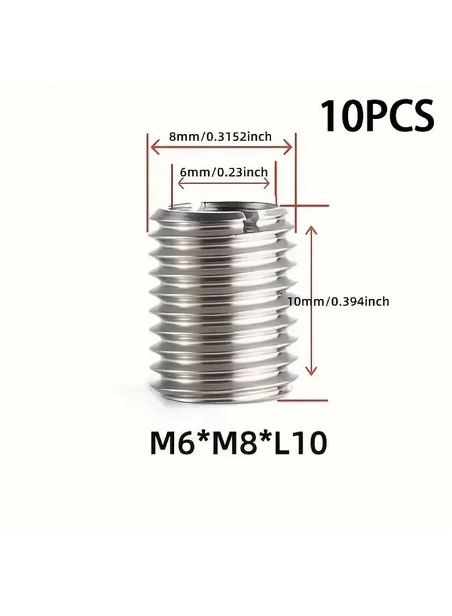 M6 M8 L10 10 قطعة برغي ذاتي التنصت إدخال مطرقة في خيط لآلة السيارة - Image 1