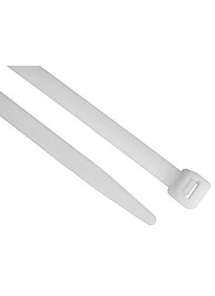 Wizzo Wizzo Pack of 500 Pieces Self Locking Teeth Grip Nylon Zip Wire Organizer Cable Tie Cable Strap for Cable Management 25mm x 100mm  - Image 3