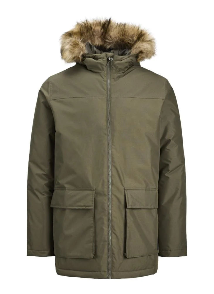 JJ Rebel Zip through Parka jacket