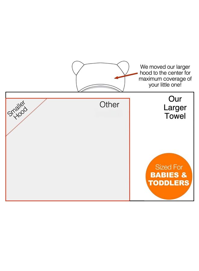 Towels for Girls - Hooded Girl Towel & Washcloth Set - Organic Viscose Made from Bamboo Towels with Hood - Girl Bath Towels (Color : Pink) - Image 4