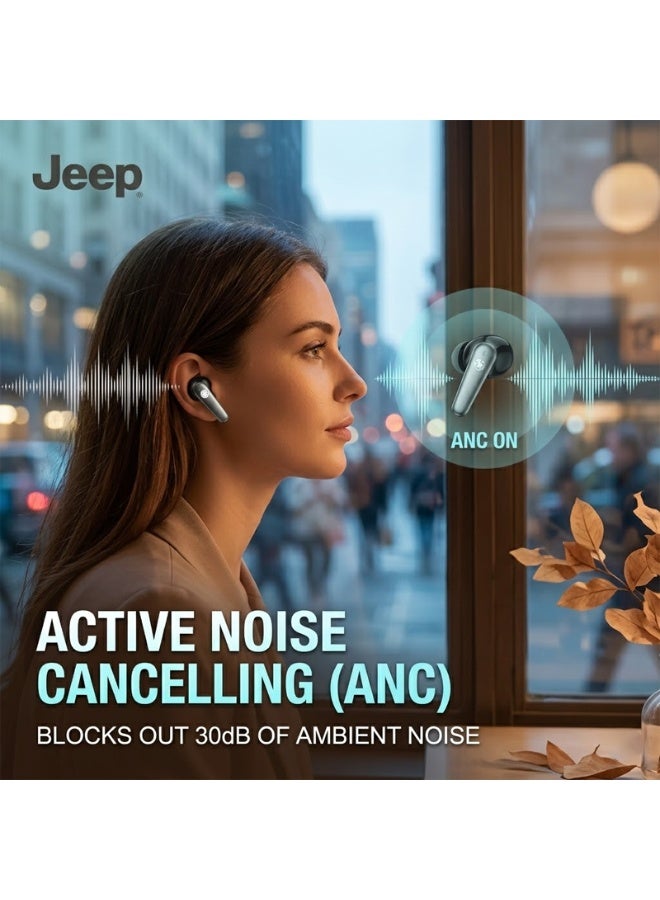 جيب سماعات أذن Jeep EW136 TWS بلوتوث سماعات الرأس الرياضية مع ميكروفون للموسيقى الرياضية - Image 2