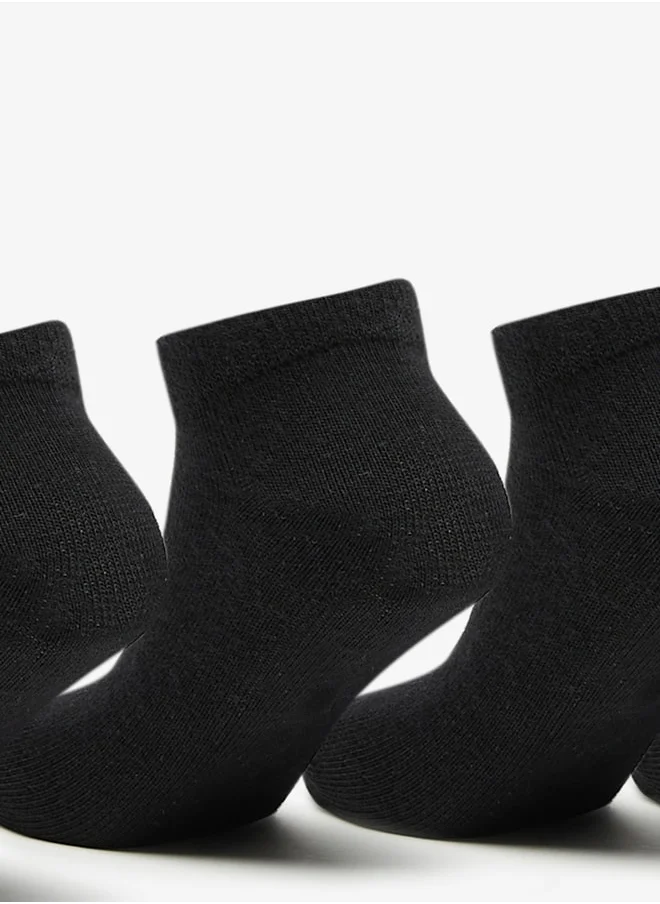ال بي ال من شو اكسبرس Kids Solid Ankle Length Socks - Set of 5