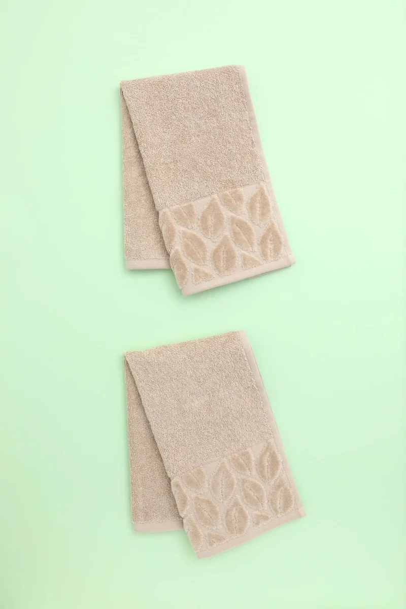 Favora Hazal 2-Piece Kitchen Towel 30x50 - Mink