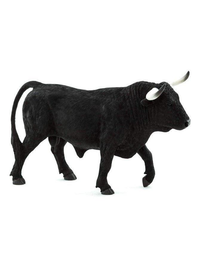 MOJO Spanish Bull Realistic Farm Animal Toy Replica Hand Painted Figurine  - Image 1