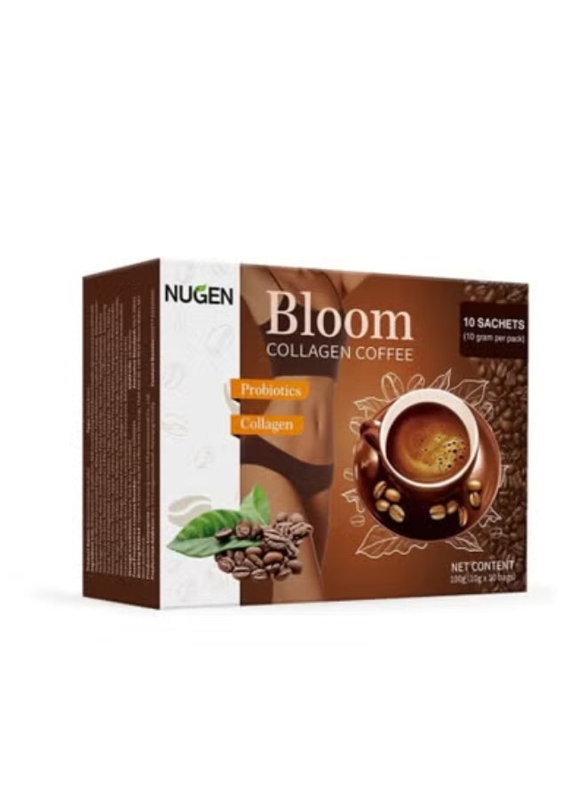 Bloom Collagen Coffee 100% Organic and Glutathione, Diet Coffee Slimming Coffee Gluta Collagen Detox Premium with Collagen Coffee