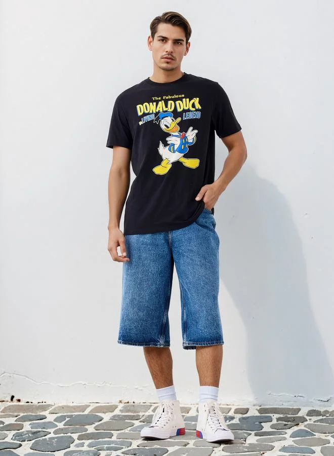 SP Characters Donald Duck Print T-shirt