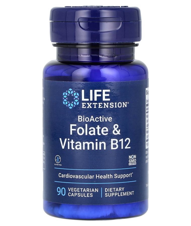 BioActive Folate & Vitamin B12 90 Vegetarian Capsules