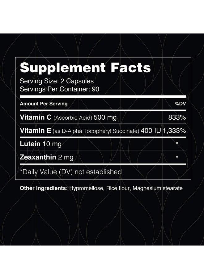 Visual Advantage Zinc Free AREDS 2 for Eye Health - 3 Month Supply - Based on The Areds II Study but Without Zinc - Image 2