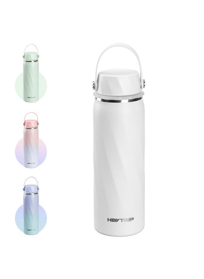 HEYTRIP Vacuum Insulated Breastmilk Cooler Bottle, 20oz Stainless Steel Portable Breastmilk Chiller, Reusable Storage Container Keeps Milk Fresh for 36+ Hours, TSA Approved, Snow White - Image 1