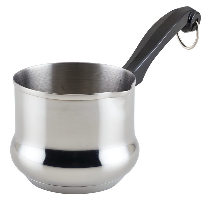 Farberware Classic Series Stainless Steel Butter WarmerSmall Saucepan Dishwasher Safe 0625 Quart Silver