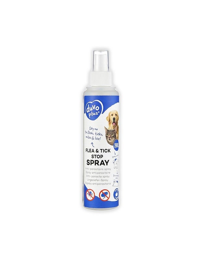 Duvo Flea And Tick Stop Spray For Pets - 200ML - Image 1