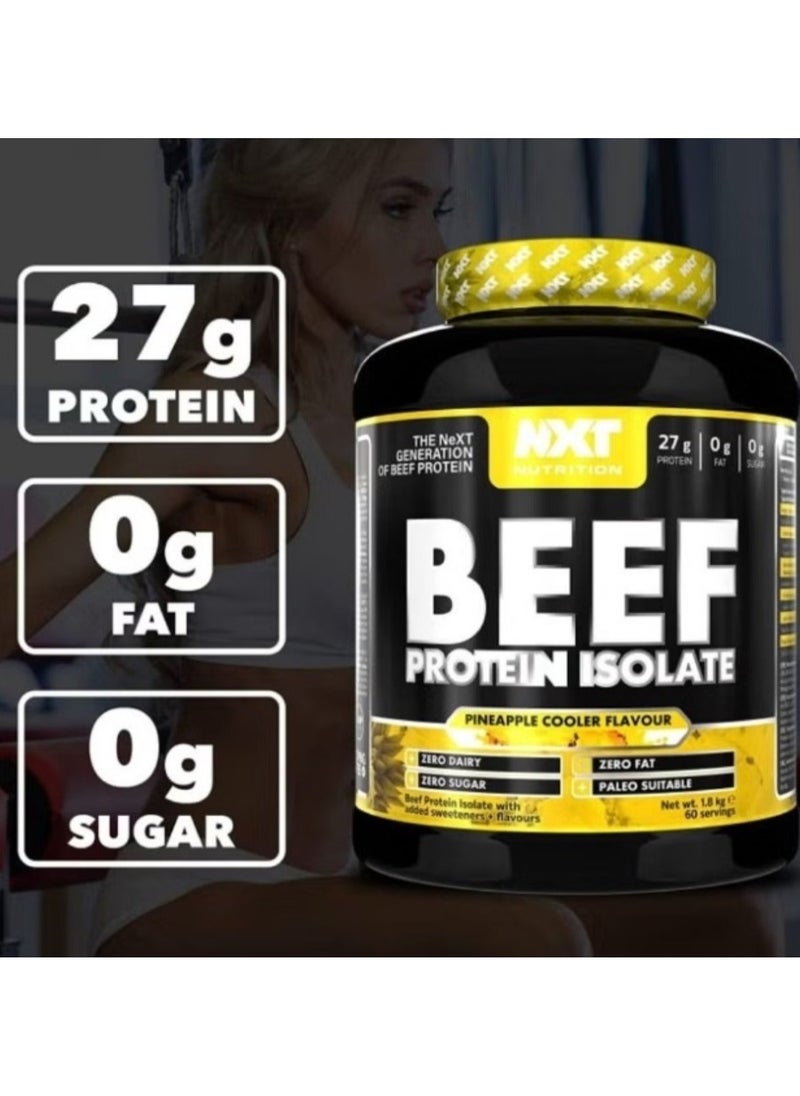 NXT Nutrition - Beef Protein Isolate - pineapple - (1.8kg) - Image 1