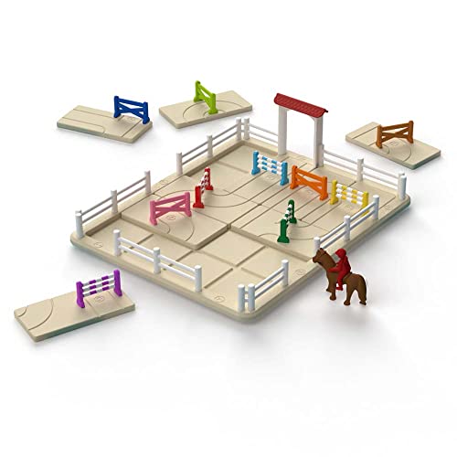 SmartGames لعبة أكاديمية الخيول من سمارت جيمز لبناء المسارات مع 80 تحديًا للأعمار من 7 إلى البالغين - Image 4