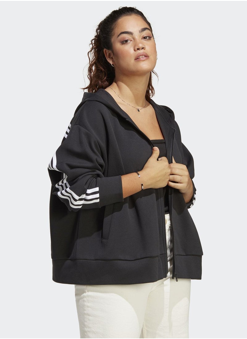 Adidas - 3 Stripe Future Icon Hoodie - Image 1