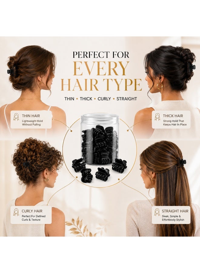 CHEEMAISTIC 12 pcs hair clips for women and girls Medium Size Jaw Clips Acrylic No Slip Hair Clamps Mini hair Clips for Girls and women - Image 5