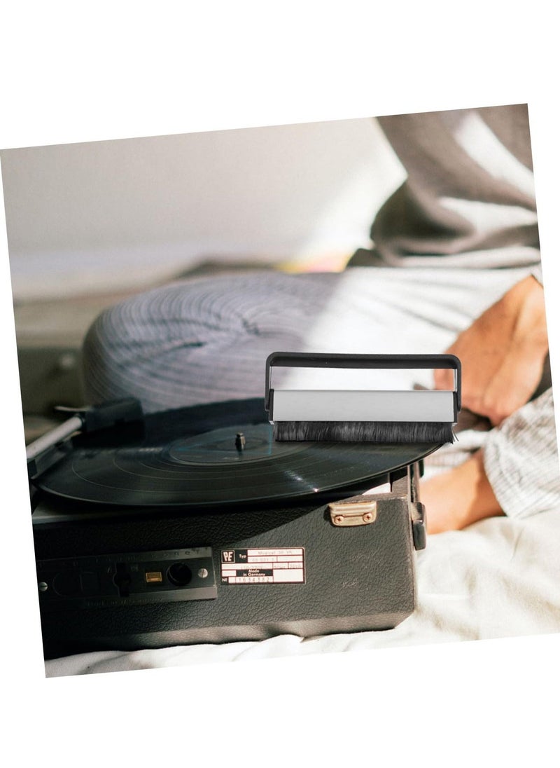 Excefore Record Cleaning Kit, 2 Pcs Vinyl Record Tool, Plastic Anti-Static Record Cleaning Brush, Velvet Cleaning Accessories, Improve Fidelity and Keep your Prized Vinyl Collection LPs like New  - Image 4