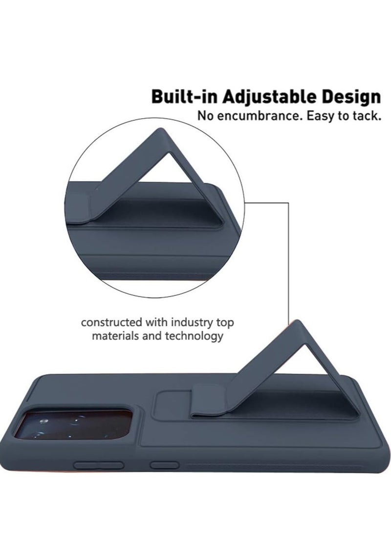 ELTRAZONE Samsung Galaxy Magnetic Stand & Holder, Premium Silicone Hand Strap Grip, Car Mount Kickstand Case Finger Grip Cover Samsung Galaxy S22, - Image 5
