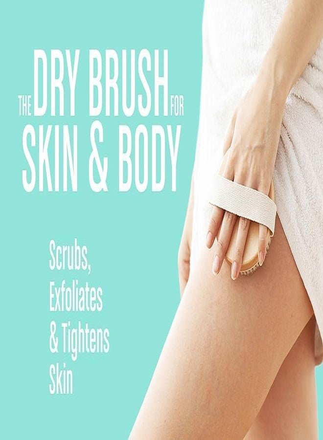 HETVIN Handheld Wooden Body Brush for Dry Brushing & Deep Exfoliation | Natural Bristles with Soft Massage Nodes | Suitable for all skin types - Image 3