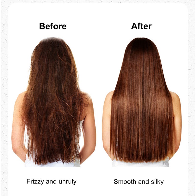 Hair Straightener: Black Wide Plate 360 Degrees Rotation Professional Swivel Cord - LED Display Adjustable Temperature 100℃-230℃ Hair Flat Iron for All Hair Lengths Types - Image 5