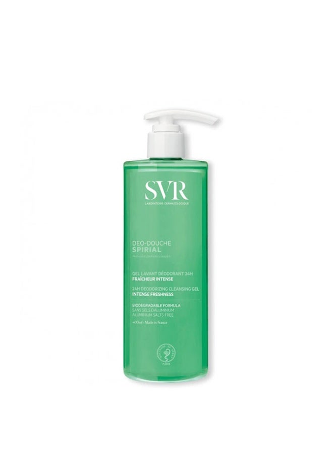 اس في أر جل التنظيف والتطهير SVR Spiral Deo-Douche 24 ساعة مزيل للروائح الكريهة 400 مل - Image 1