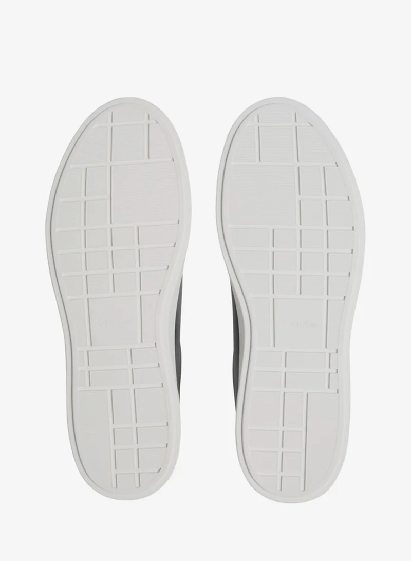 Calvin Klein  Leather Signature Logo Trainers for Men | Best Price UAE
