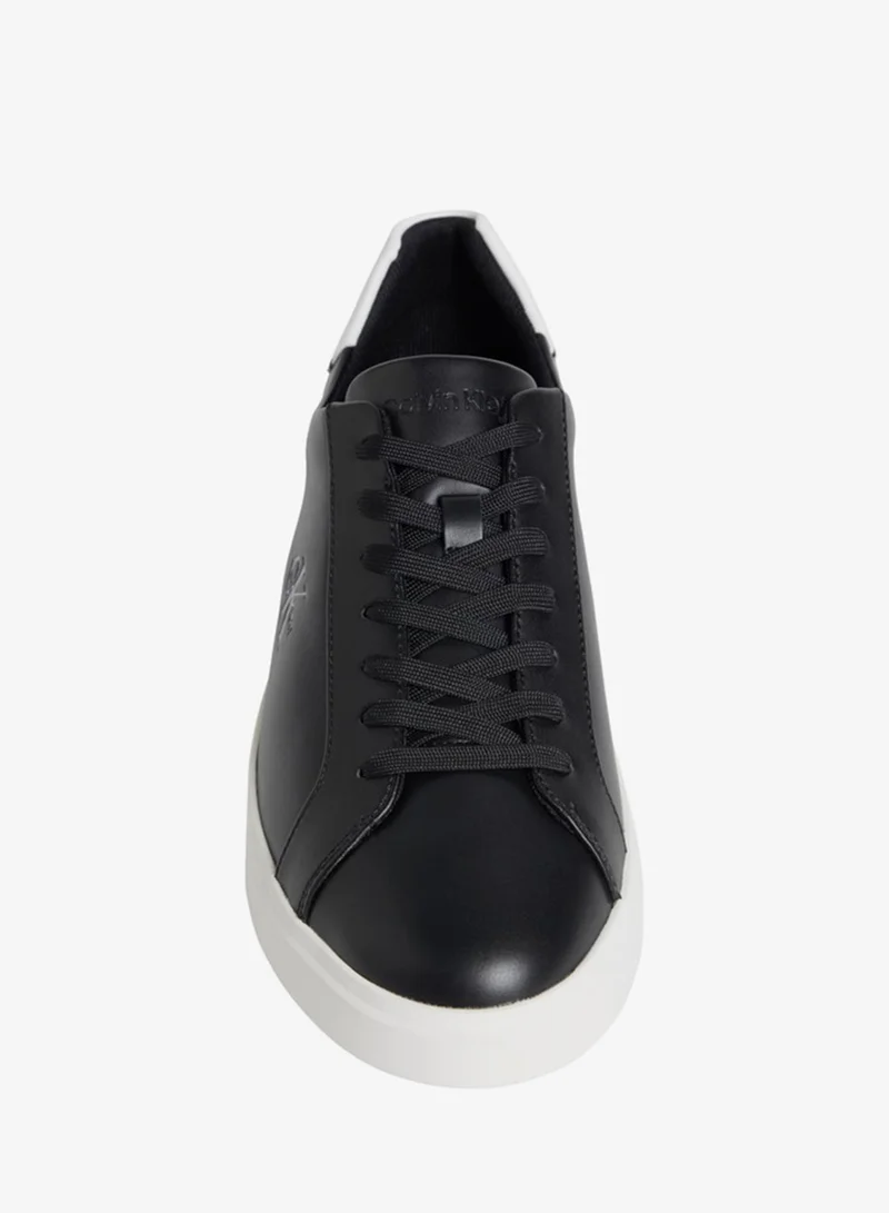 Calvin Klein  Leather Signature Logo Trainers for Men | Best Price UAE