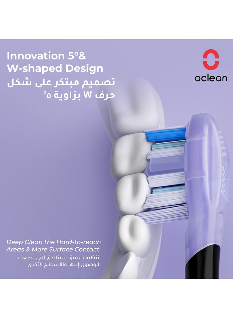 أوكلين uw01 رؤوس فرشاة لتبييض المينا – إزالة بقع عميقة – ألياف تلميع ماسية – عبوة 2 – أخضر - Image 4