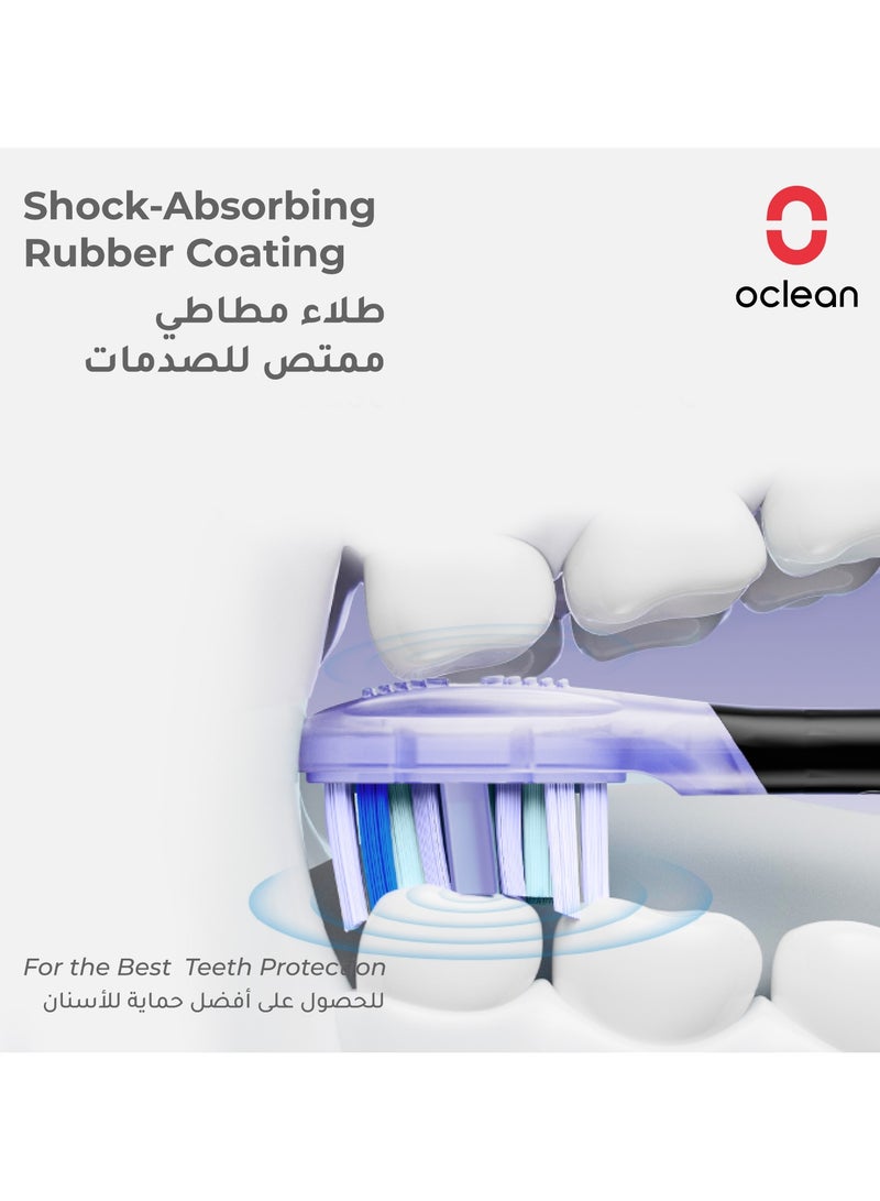 أوكلين uw01 رؤوس فرشاة لتبييض المينا – إزالة بقع عميقة – ألياف تلميع ماسية – عبوة 2 – أخضر - Image 5