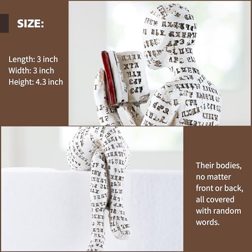GRAPMKTG Home Decor Pulp Reading Women Thinker Statue Aesthetic Sculpture Room Decor Modern Abstract Decoration on Shelf Table Desk for Living Room Office Bedroom H - Image 3