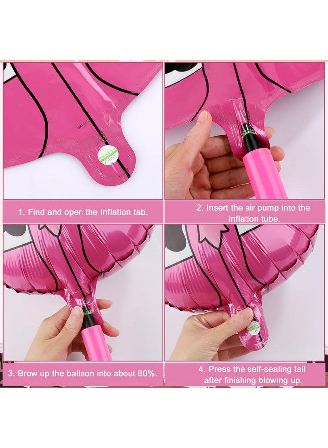 PEUTIER 8pcs Cowgirl Foil Balloons, Pink Cowgirl Hat Boot Horse Latex Balloons Western Themed Party Balloons Rodeo Bandana Balloons for Cowgirl Wild West Birthday Party Decorations Supplies  - Image 4